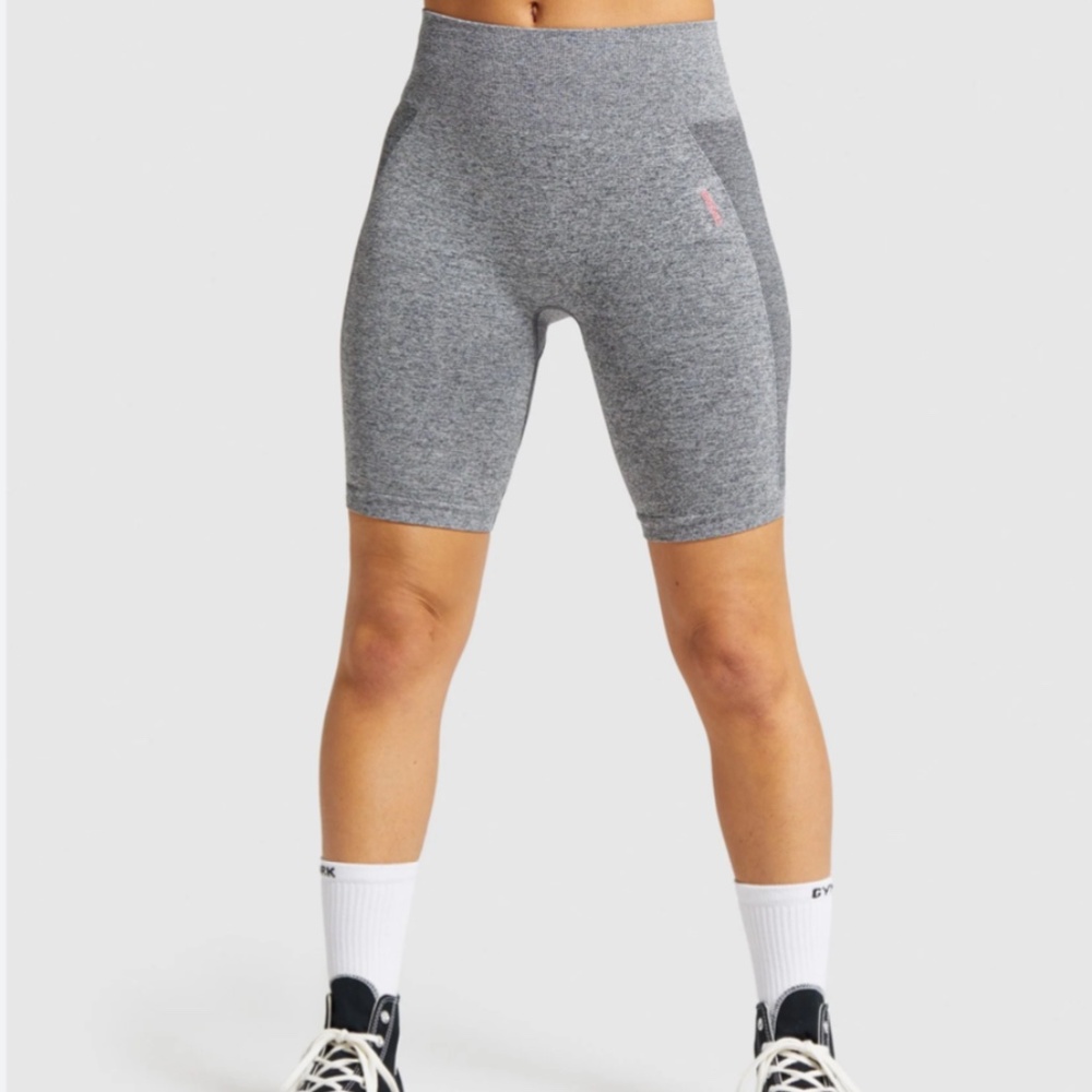 Gymshark grey flex biker shorts